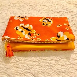 Rachel Pally Reversible Floral Clutch, New without tags Never used.